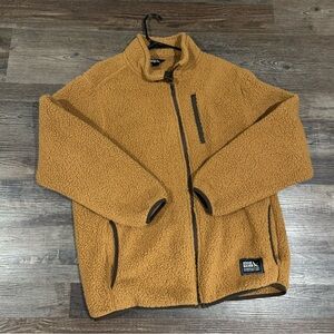 Eddie Bauer Men's Sherpa Puffer Jacket - Mustard